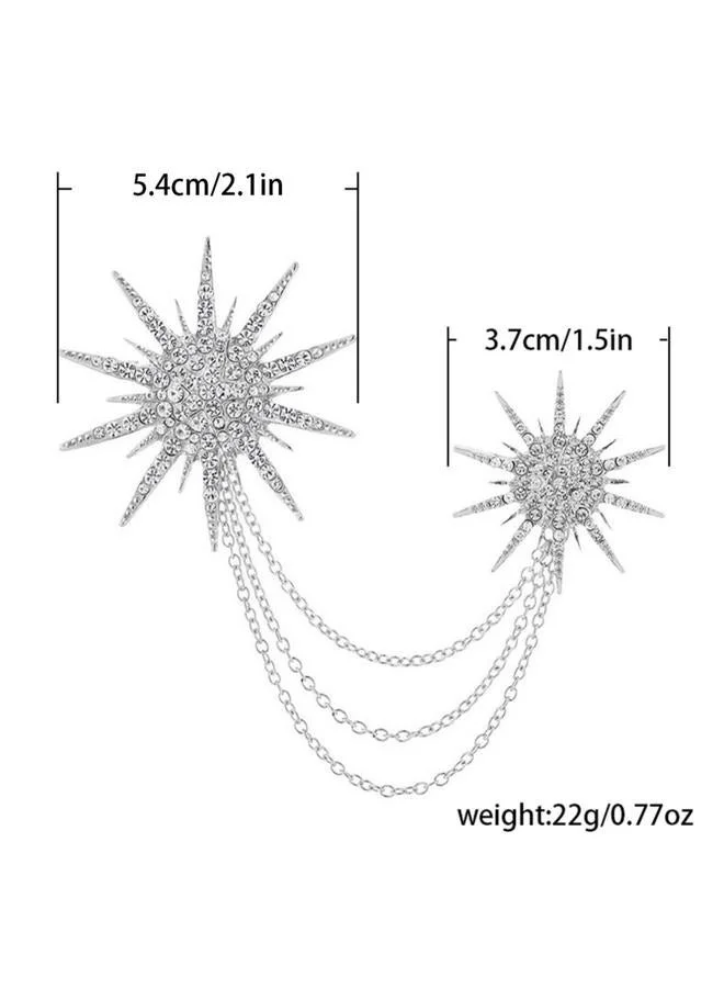 تايك تو بروش مرصع بالراين بتصميم ستار بيرست